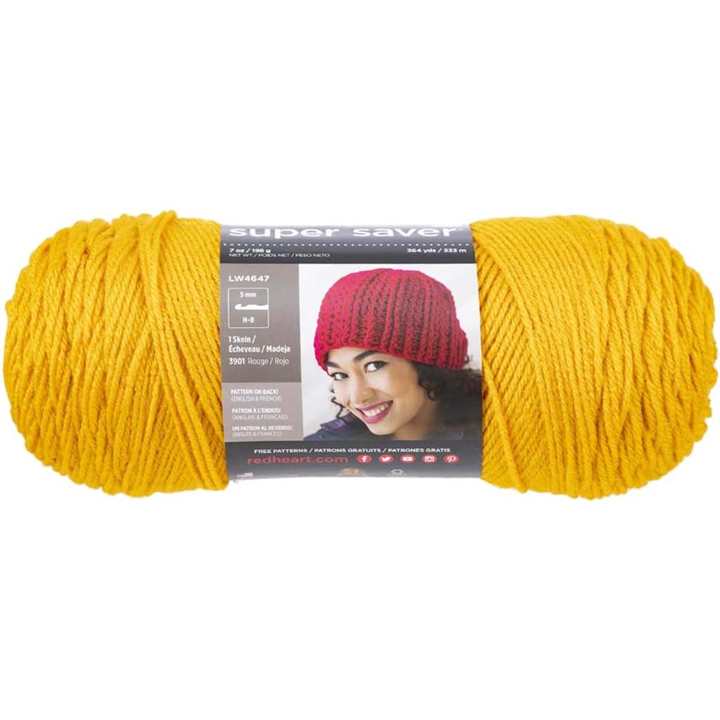 Red Heart Super Saver Yarn Gold