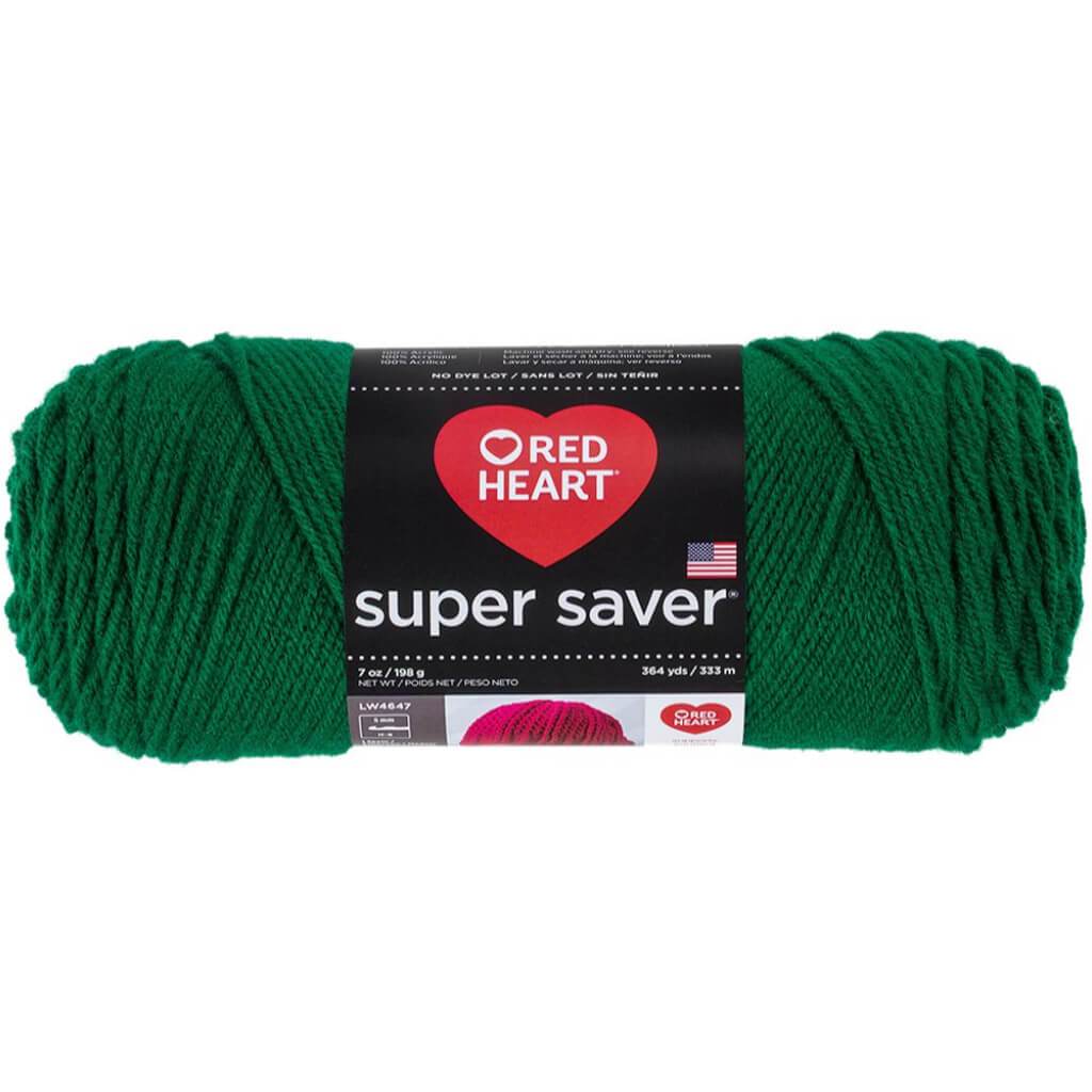 Red Heart Super Saver Yarn Hunter Green