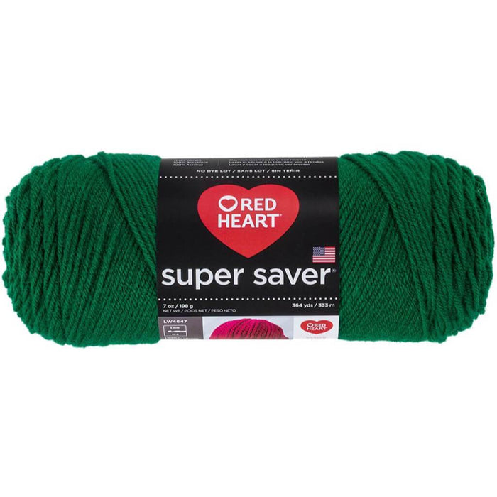 Red Heart Super Saver Yarn Hunter Green
