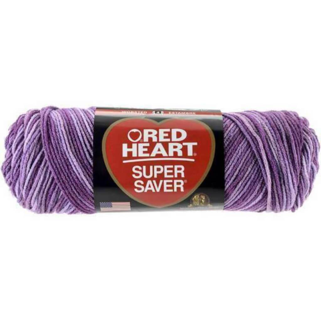 Red Heart Super Saver Yarn Purple Tone