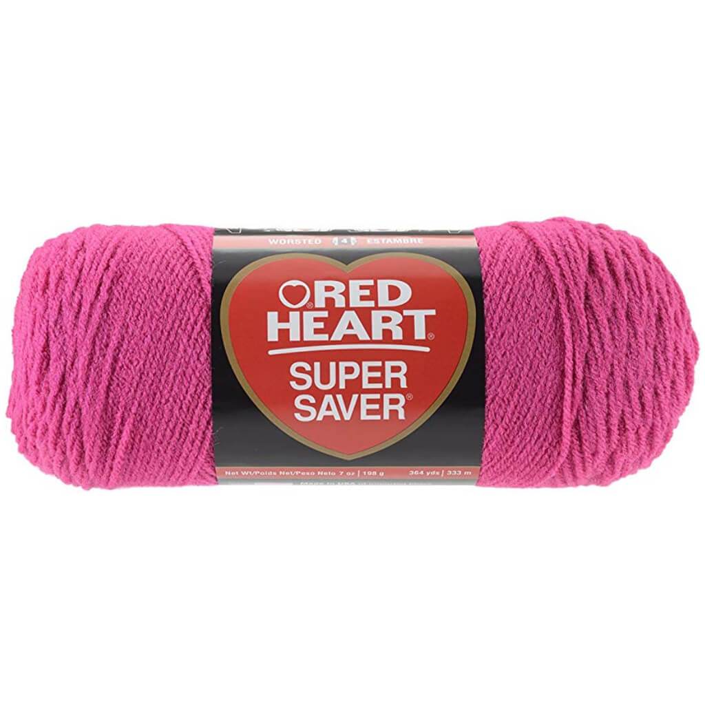 Red Heart Super Saver Yarn Shocking Pink