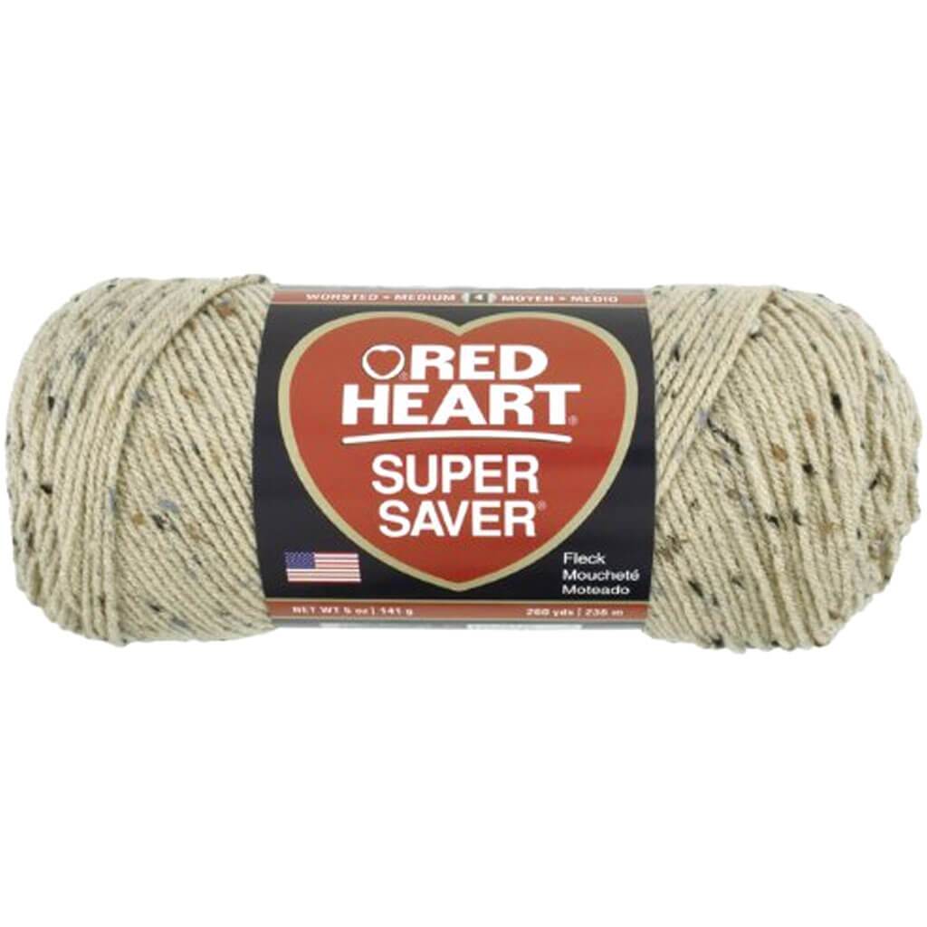 Red Heart Super Saver Yarn Buff Fleck