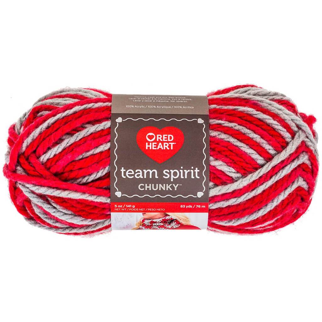 Red Heart Team Spirit Yarn Red &amp; Blue