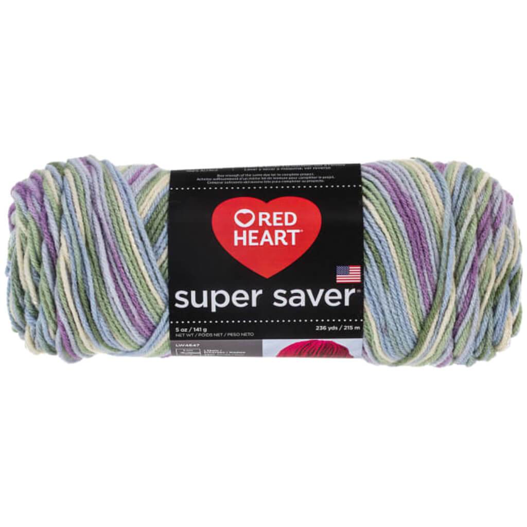 Red Heart Super Saver Yarn Watercolor