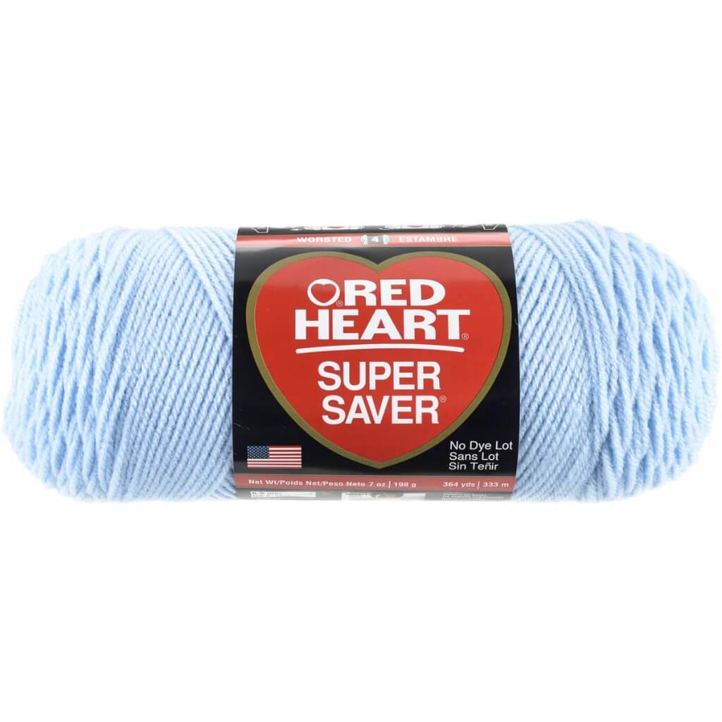 Red Heart Super Saver Yarn Light Blue