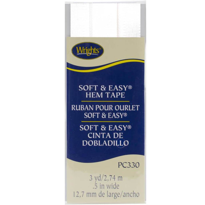 Wrights Soft & Easy Hem Tape .5in x 3yd White