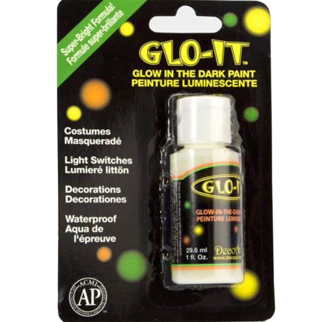 Glo-It Glow In The Dark Paint 1oz