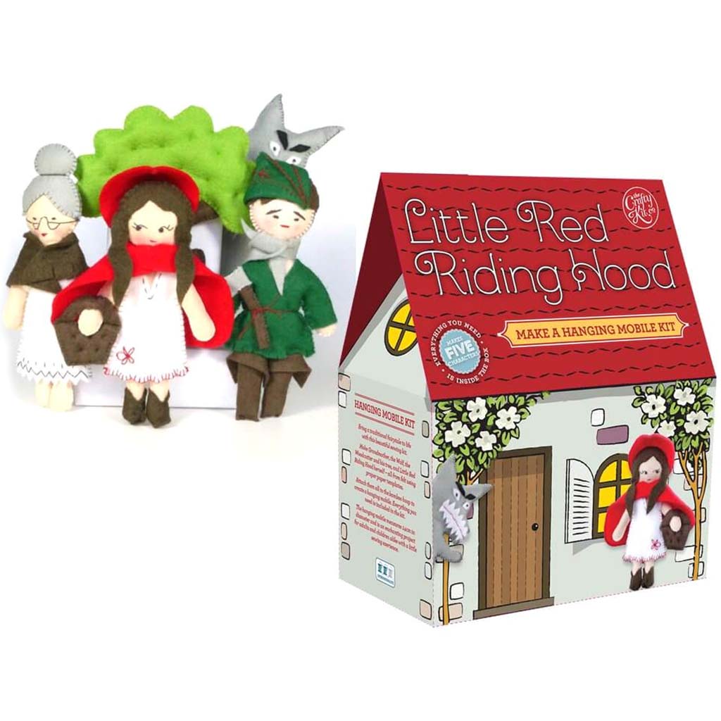 The Crafty Kit Co. Sewing Kit Fairy Tale Mobile-Little Red Riding Hood