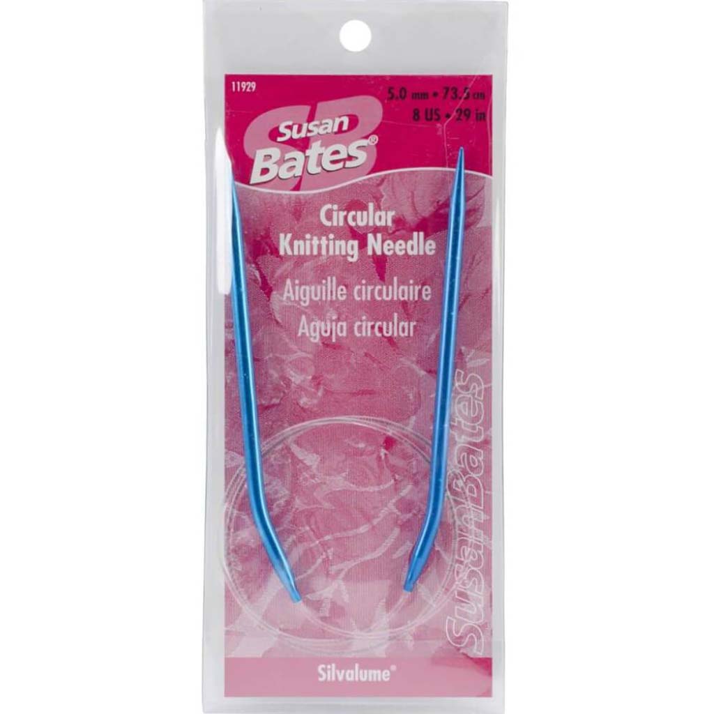 Silvalume Circular Knitting Needles 29in Size 8/5mm