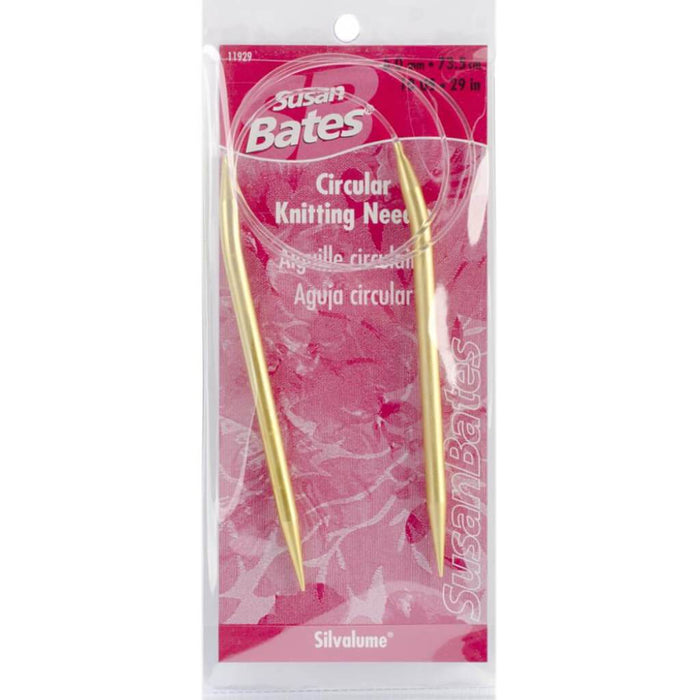 Silvalume Circular Knitting Needles 29in Size 10/6mm