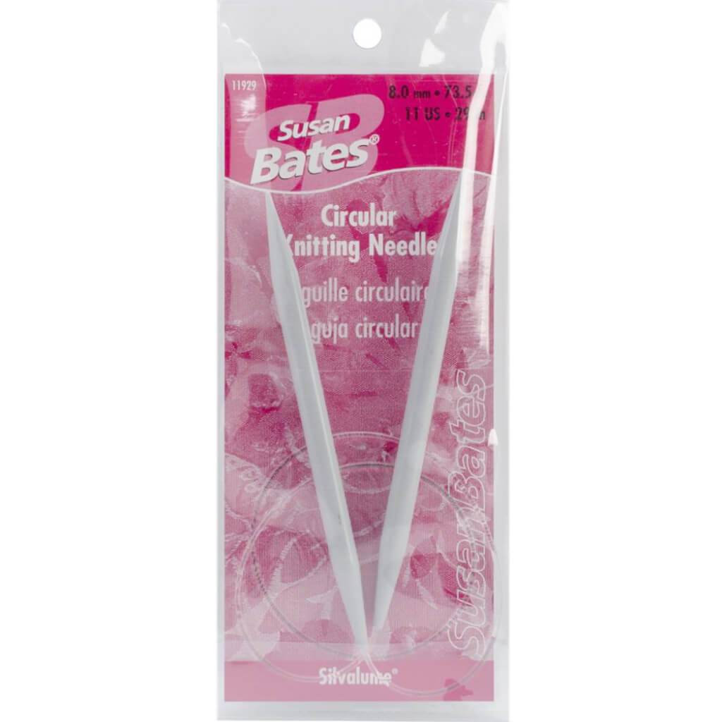 Silvalume Circular Knitting Needles 29in Size 11/8mm