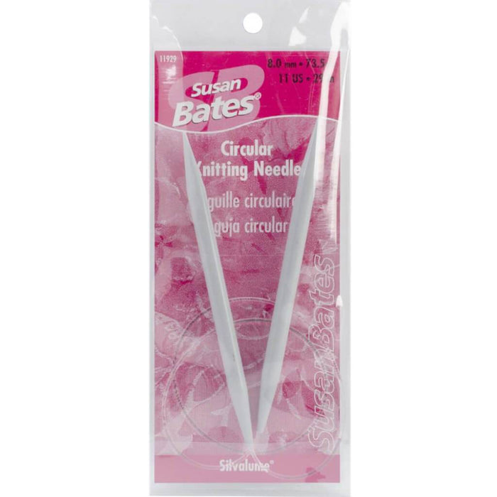 Silvalume Circular Knitting Needles 29in Size 11/8mm