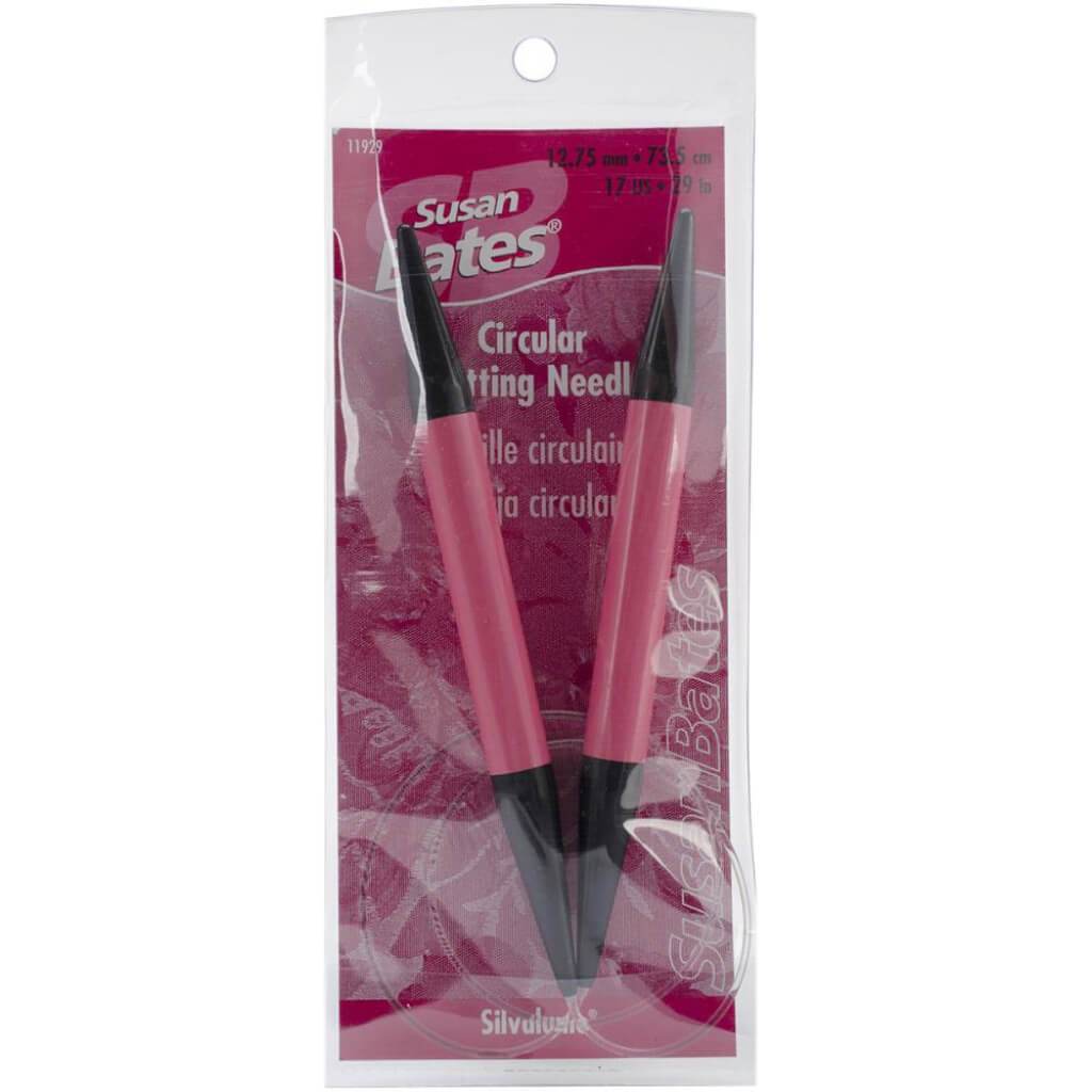 Silvalume Circular Knitting Needles 29in Size 17/12.75mm