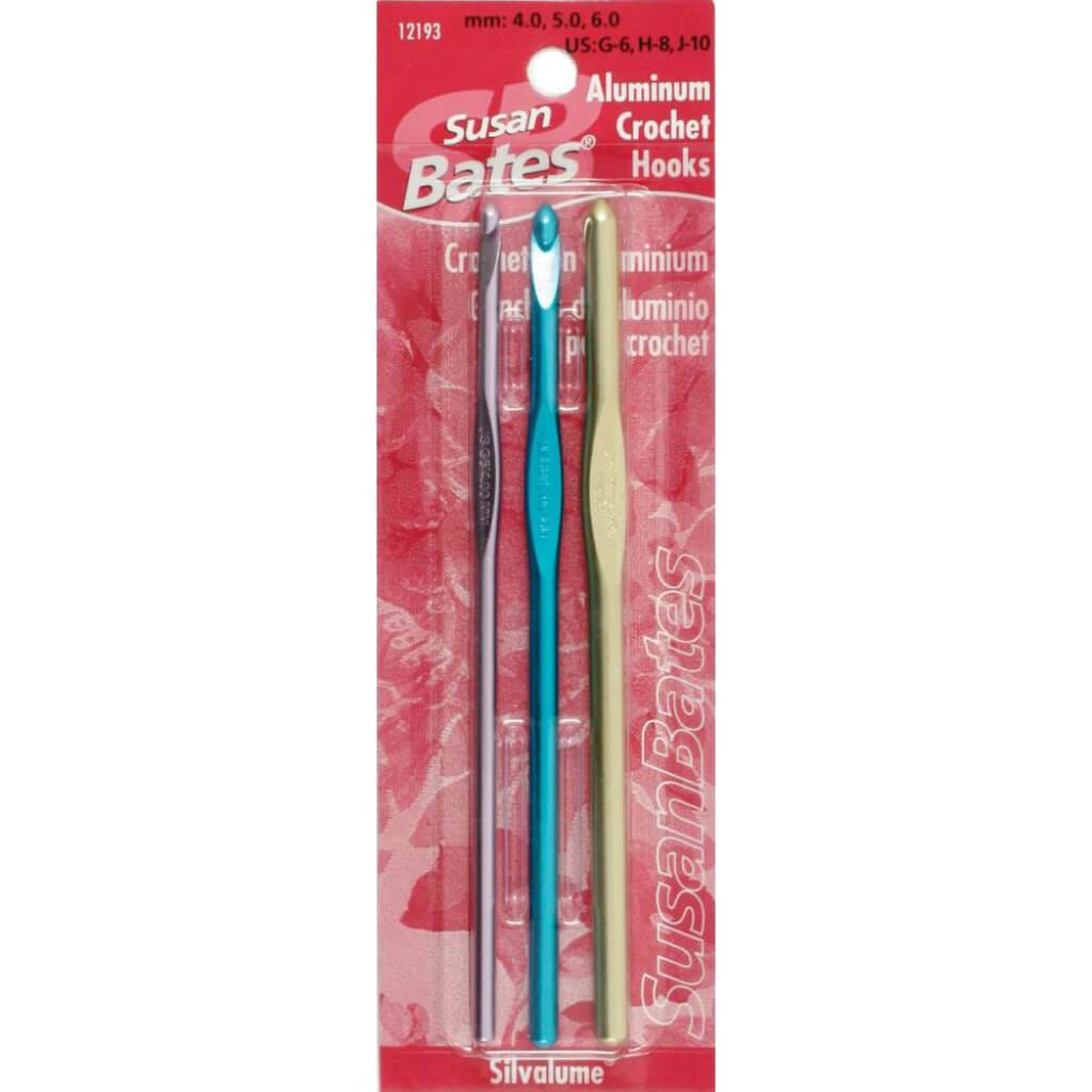 Silvalume Aluminum Crochet Hook Set