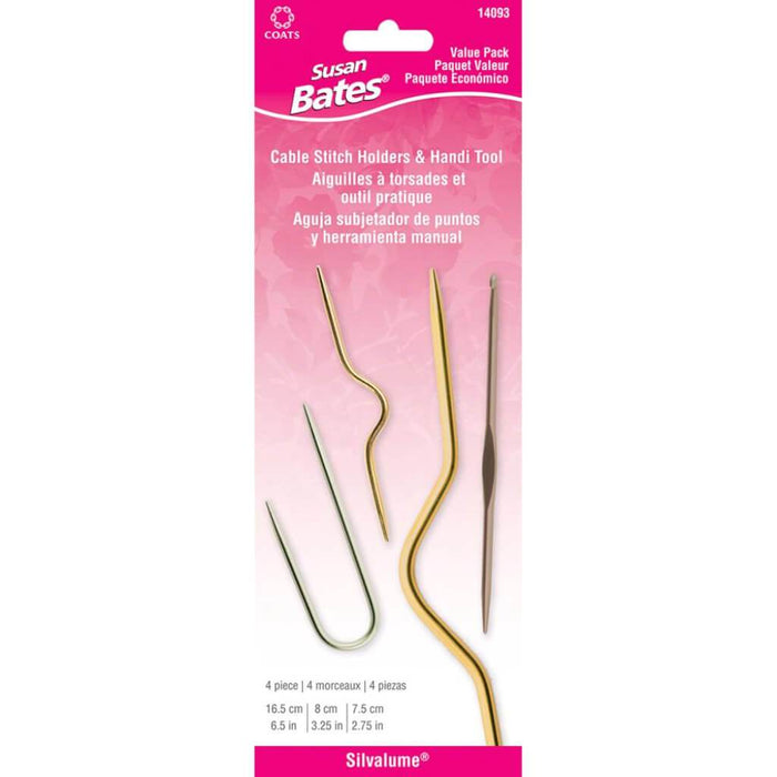 Susan Bates Cable Stitch Holders & Handi Tool