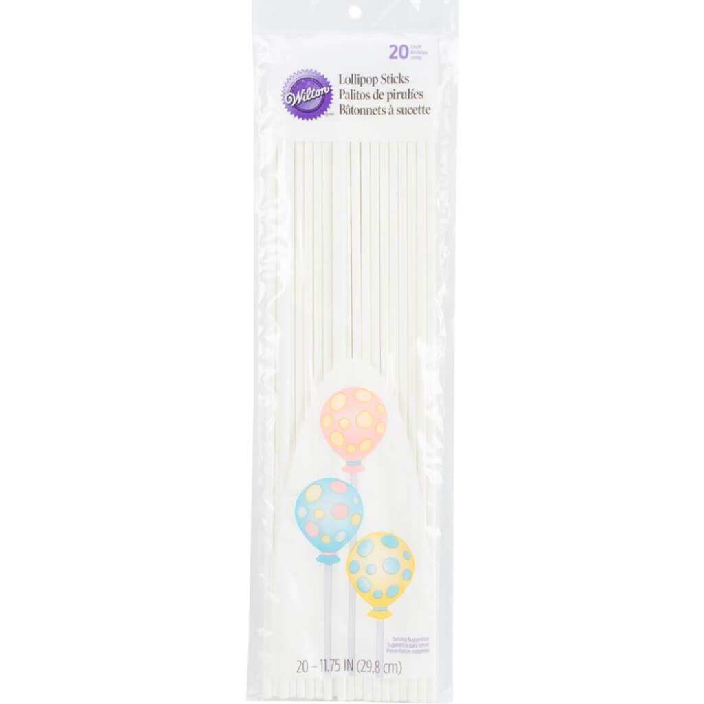 Lollipop Sticks 11.75in 20/Pkg