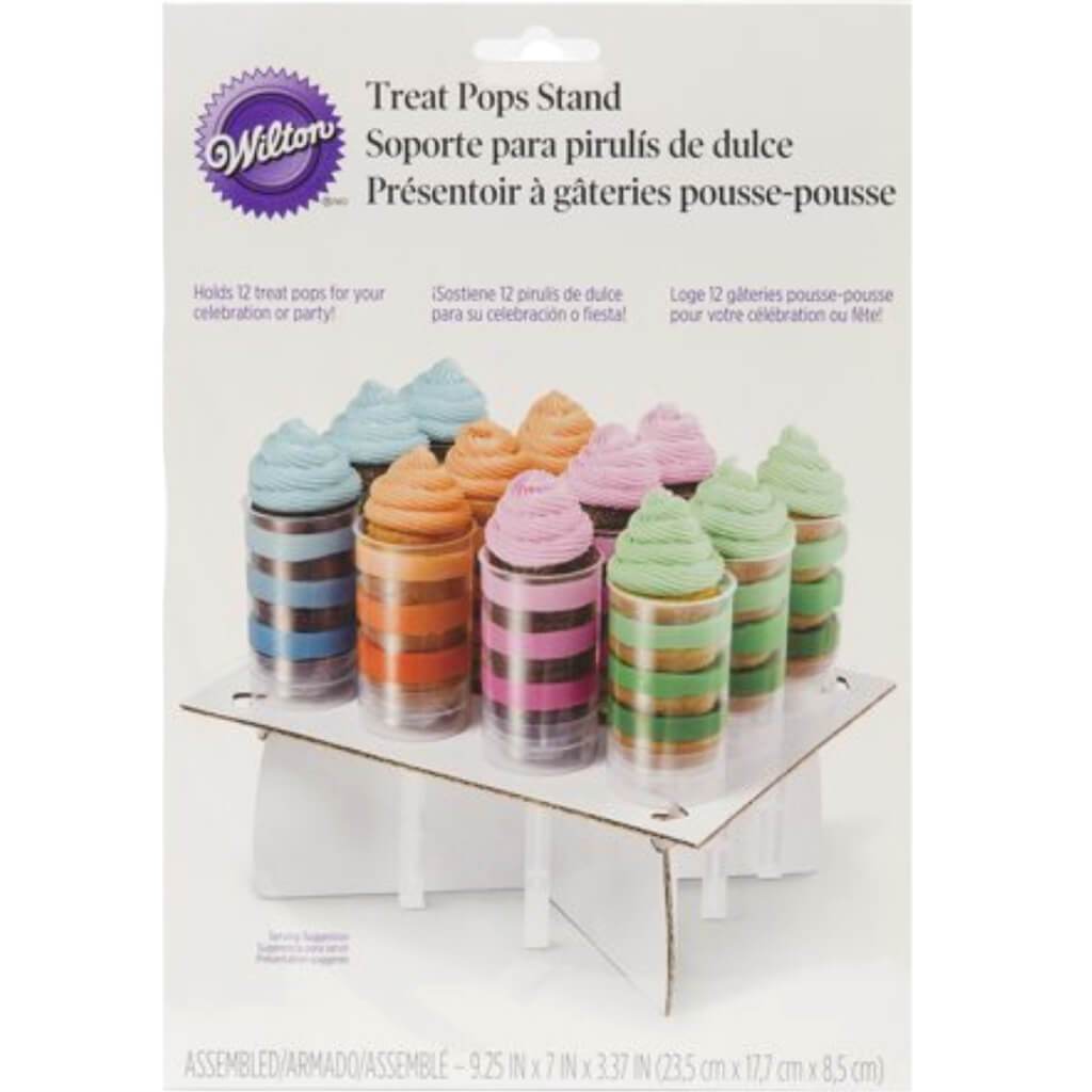 Treat Pops Stand White 11.75in x 8.25in Holds 12