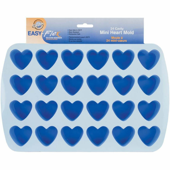 SILICONE MOLD 24CAV HEART 