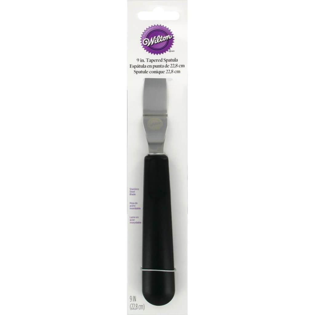 Tapered Spatula 9in Black