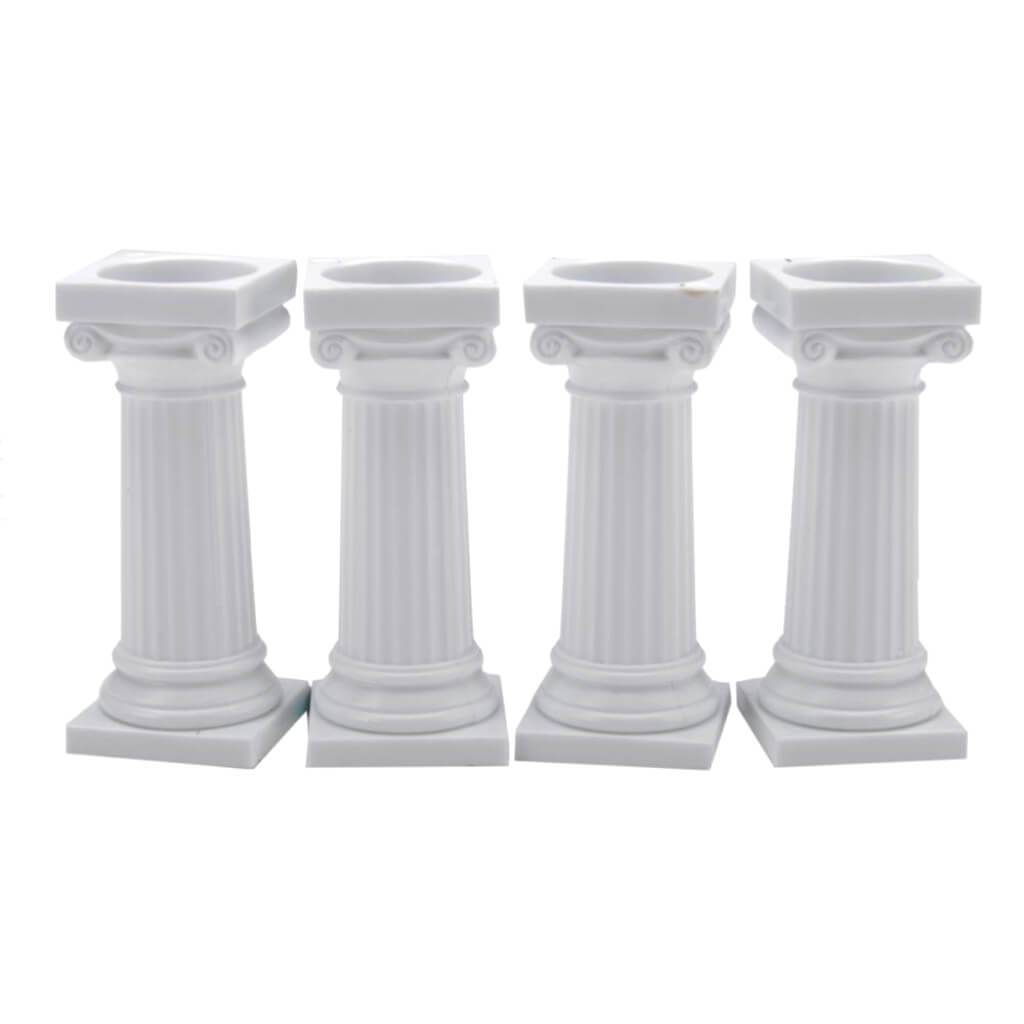 Grecian Pillars 4/Pkg 3in