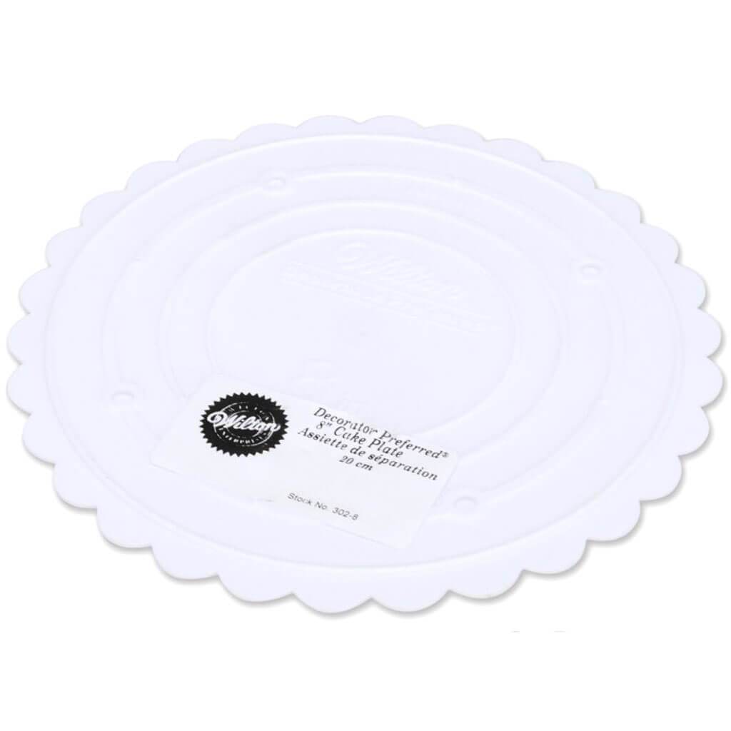 Decorator Preferred Separator Plate 8in Scalloped Round