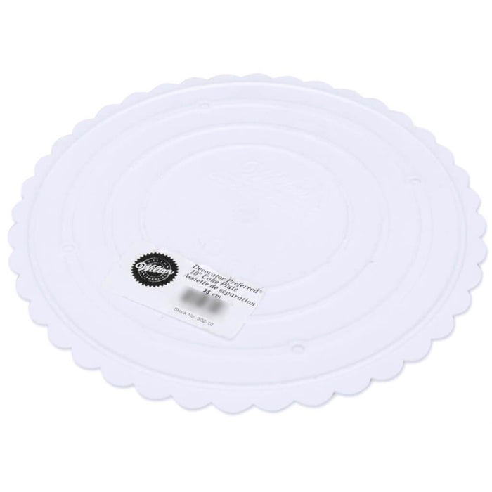 Decorator Preferred Separator Plate 10in Scalloped Round