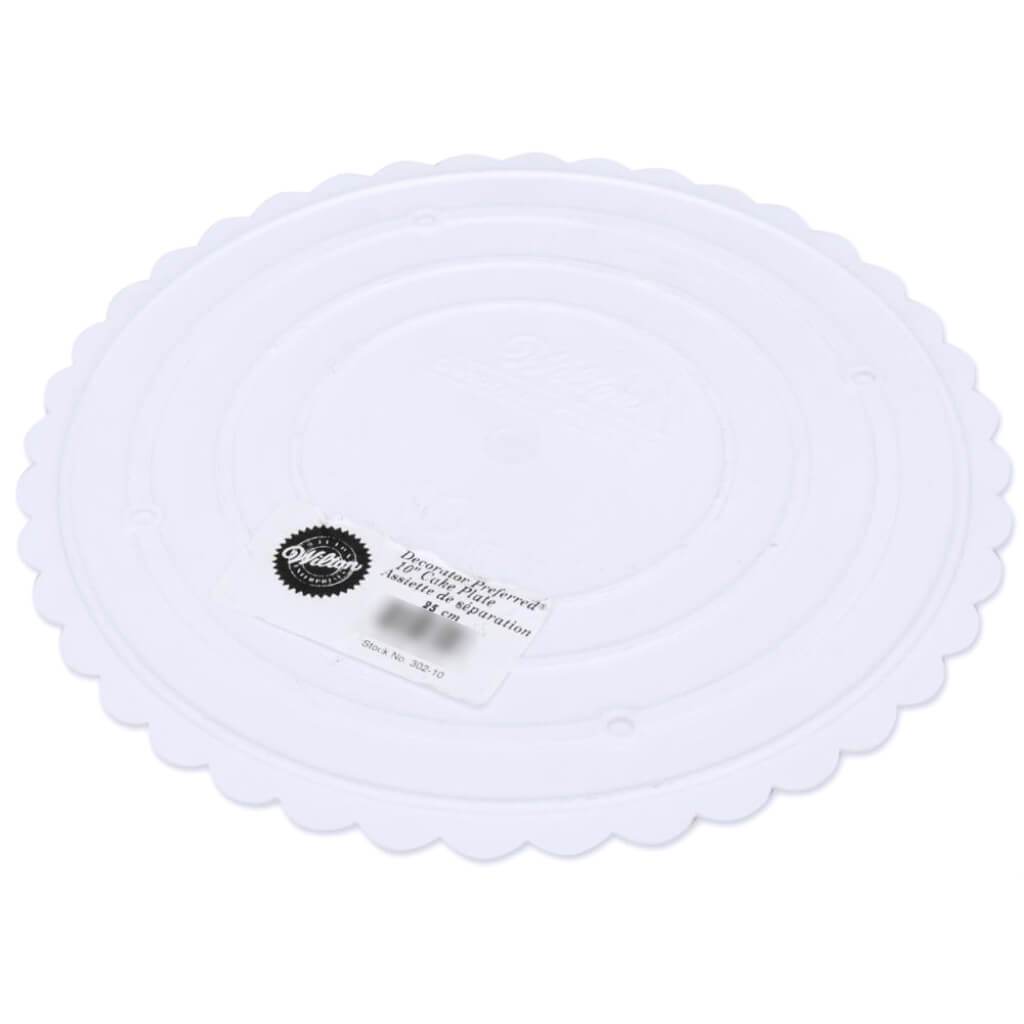 Decorator Preferred Separator Plate 10in Scalloped Round