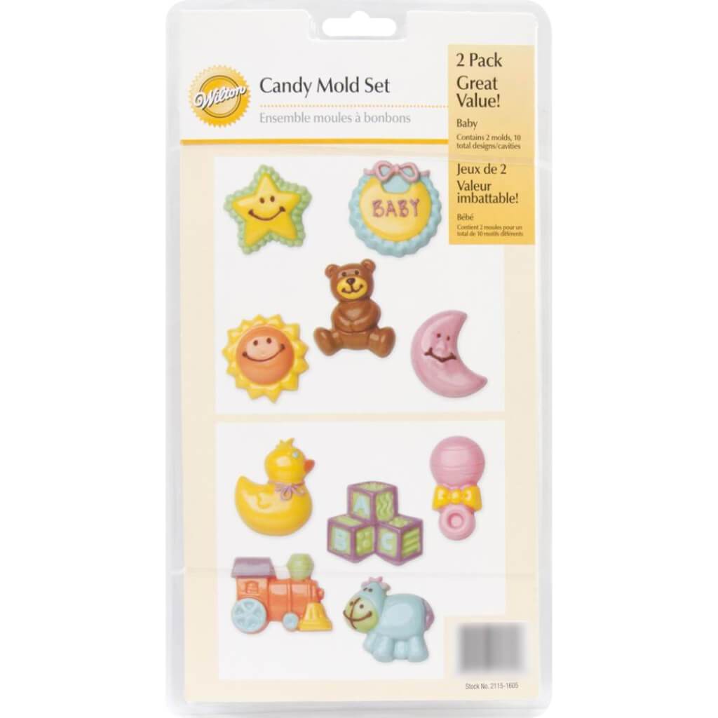 Candy Mold Baby 10 Cavity (10 Designs)