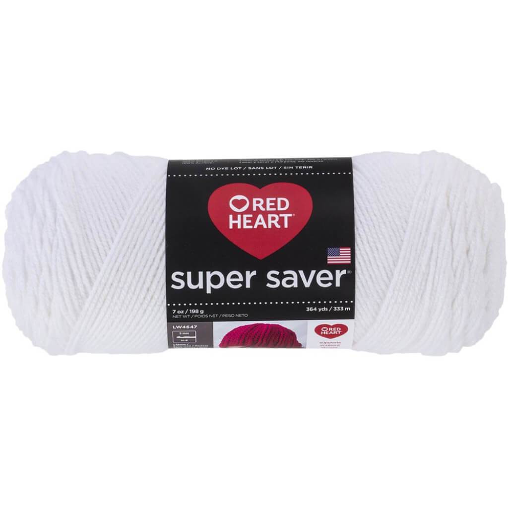 Red Heart Super Saver Yarn White