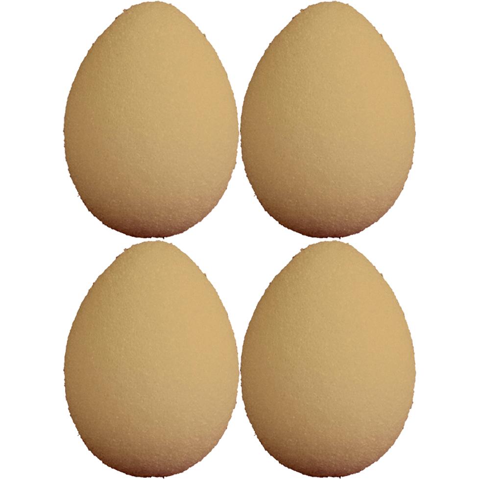 Styrofoam Eggs 2-1/2in Beige 4pcs