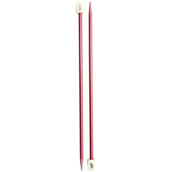 Silvalume Single Point Knitting Needles 10in Size 9/5.5mm