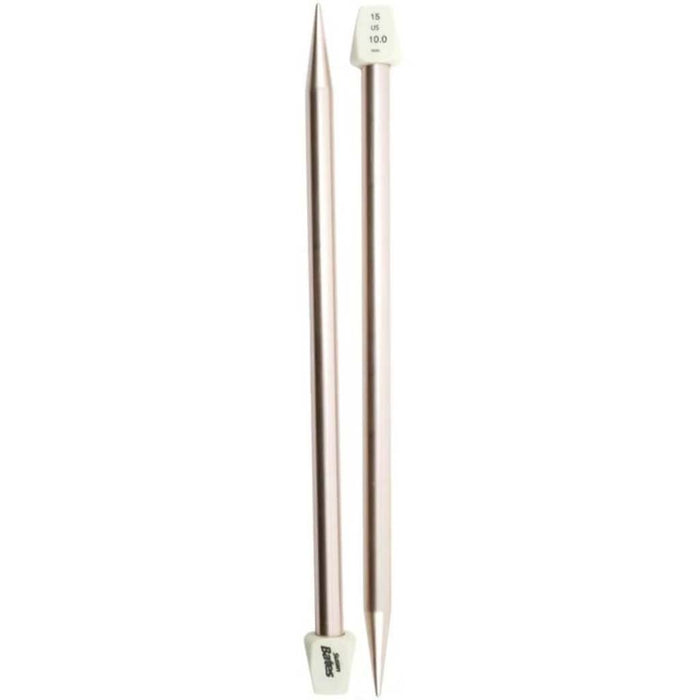 Silvalume Single Point Knitting Needles 10in Size 15/10mm