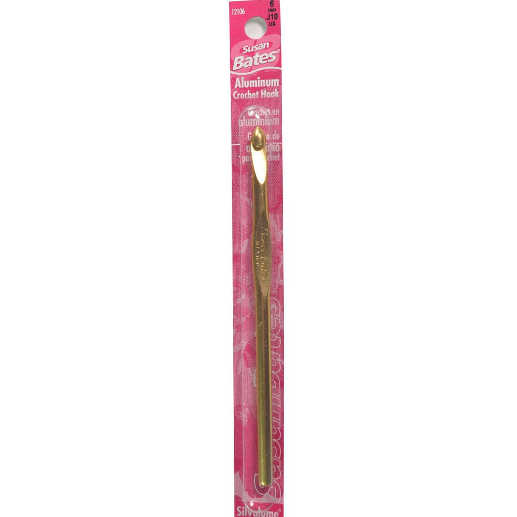 CROCHET HOOK SILVALM SIZE J 10 