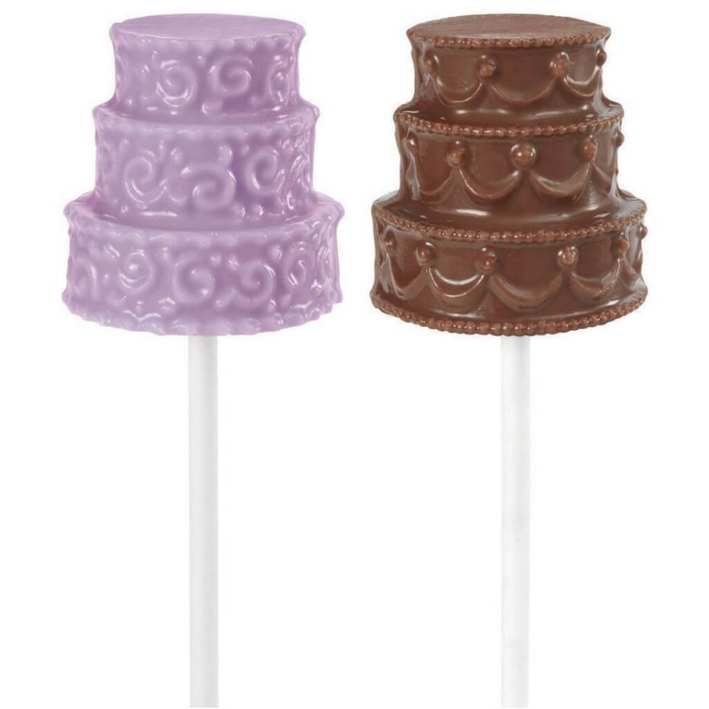 Lollipop Mold 3D Cake Pop 3 Cavity (2 Designs)