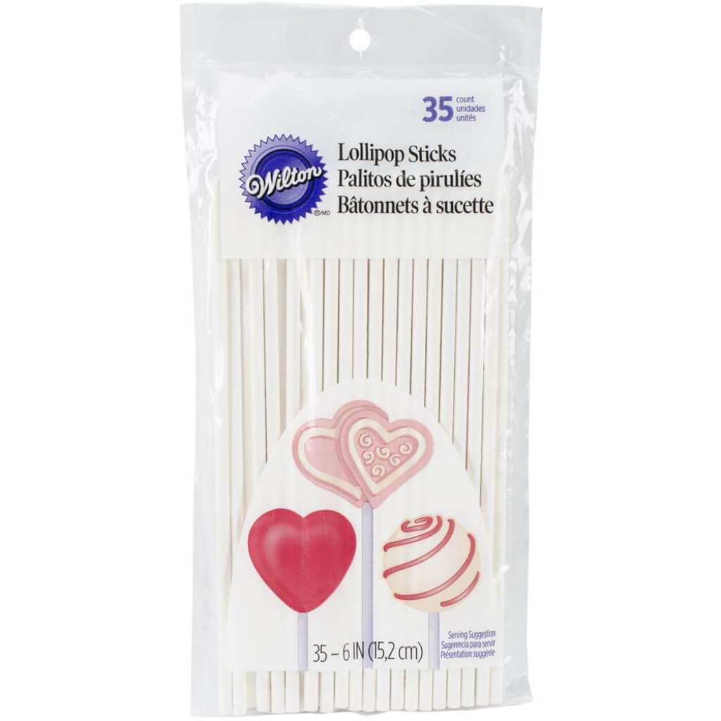 Lollipop Sticks 6in 35/Pkg