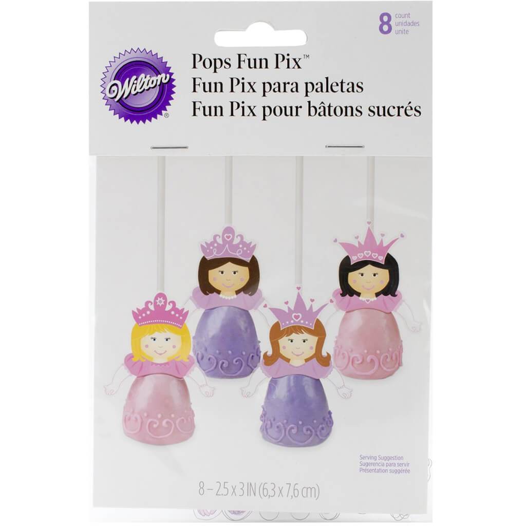 Pops Fun Pix 8/Pkg Princess