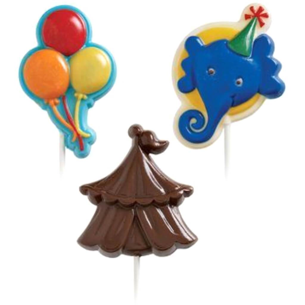 Lollipop Mold Big Top 3 Cavity (3 Designs)