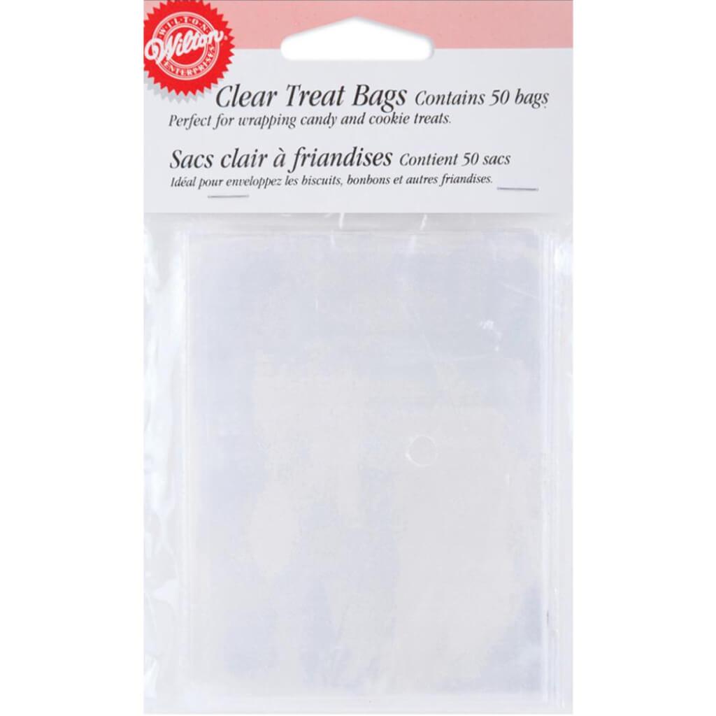 Treat Bags 3in x 4in 50/Pkg Clear