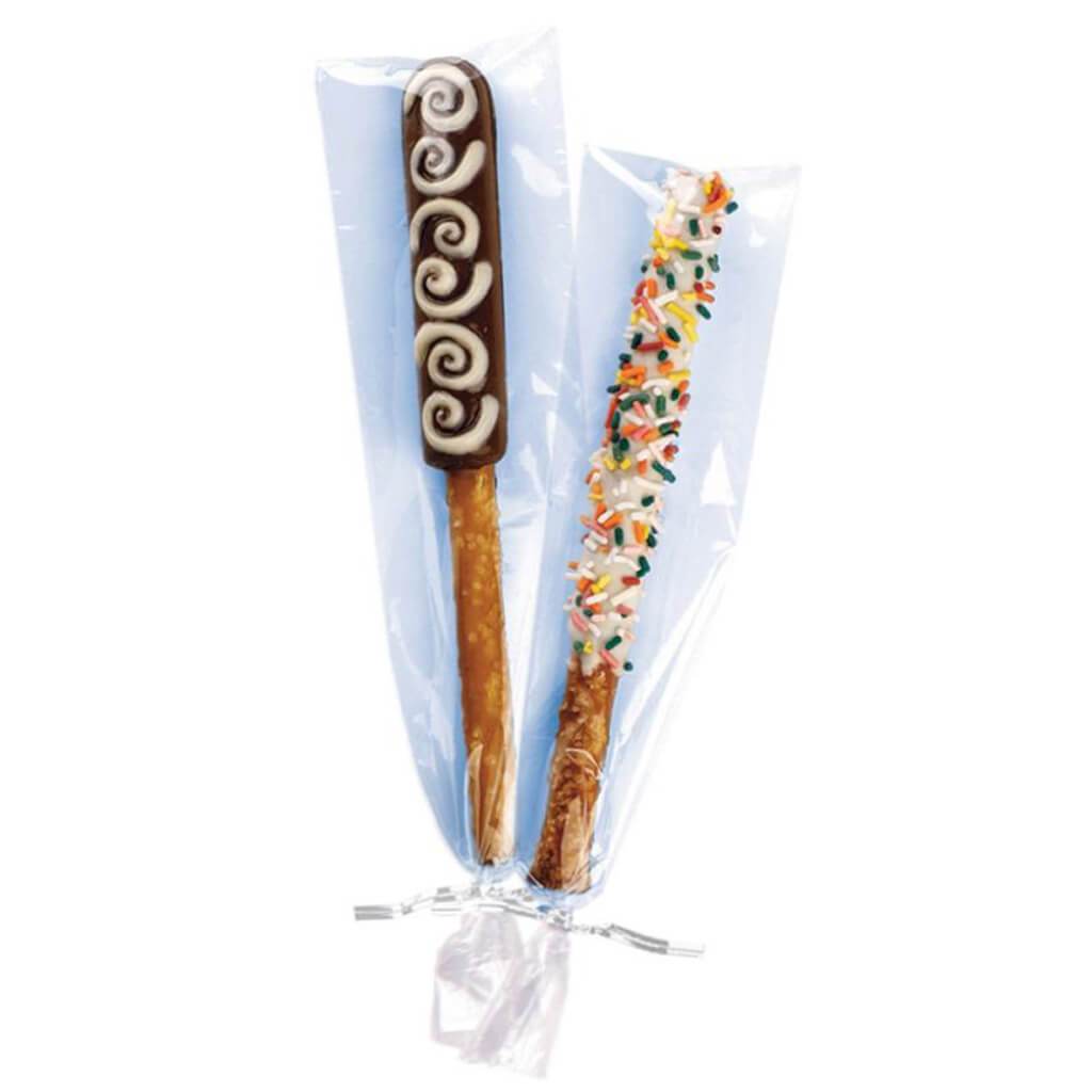 Pretzel Bags 9.75in x 2.25in 20/Pkg Clear