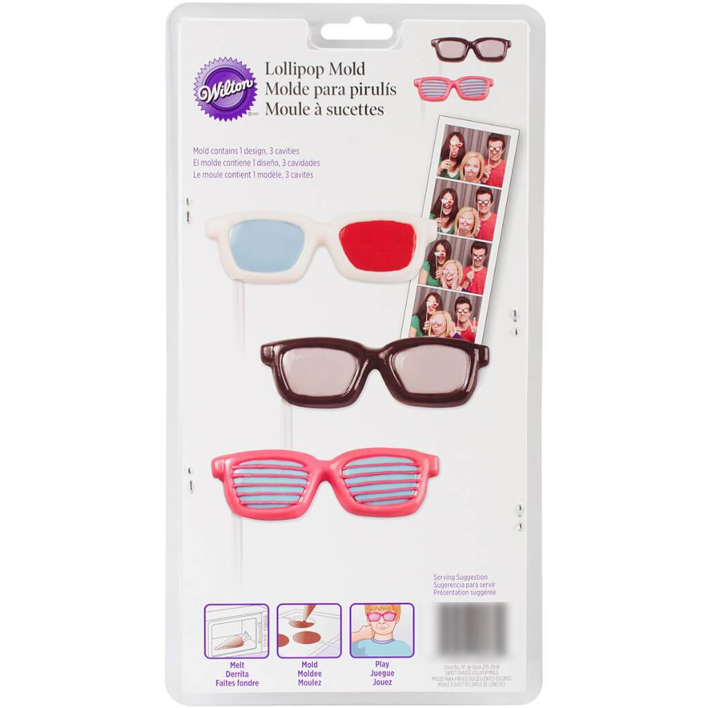 Candy Mold Sweet Shades 3 Cavity (1 Design)