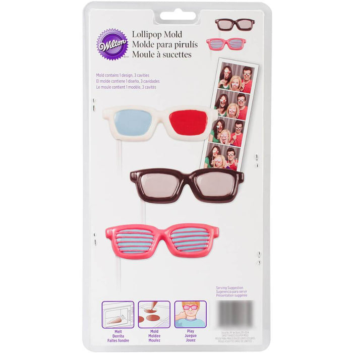 Candy Mold Sweet Shades 3 Cavity (1 Design)