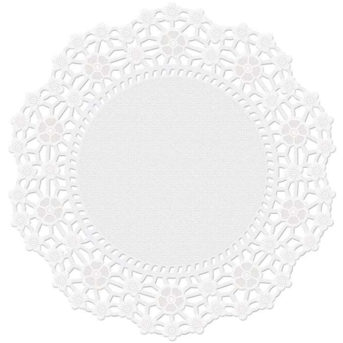 White Greaseproof Cake Doilies 8in