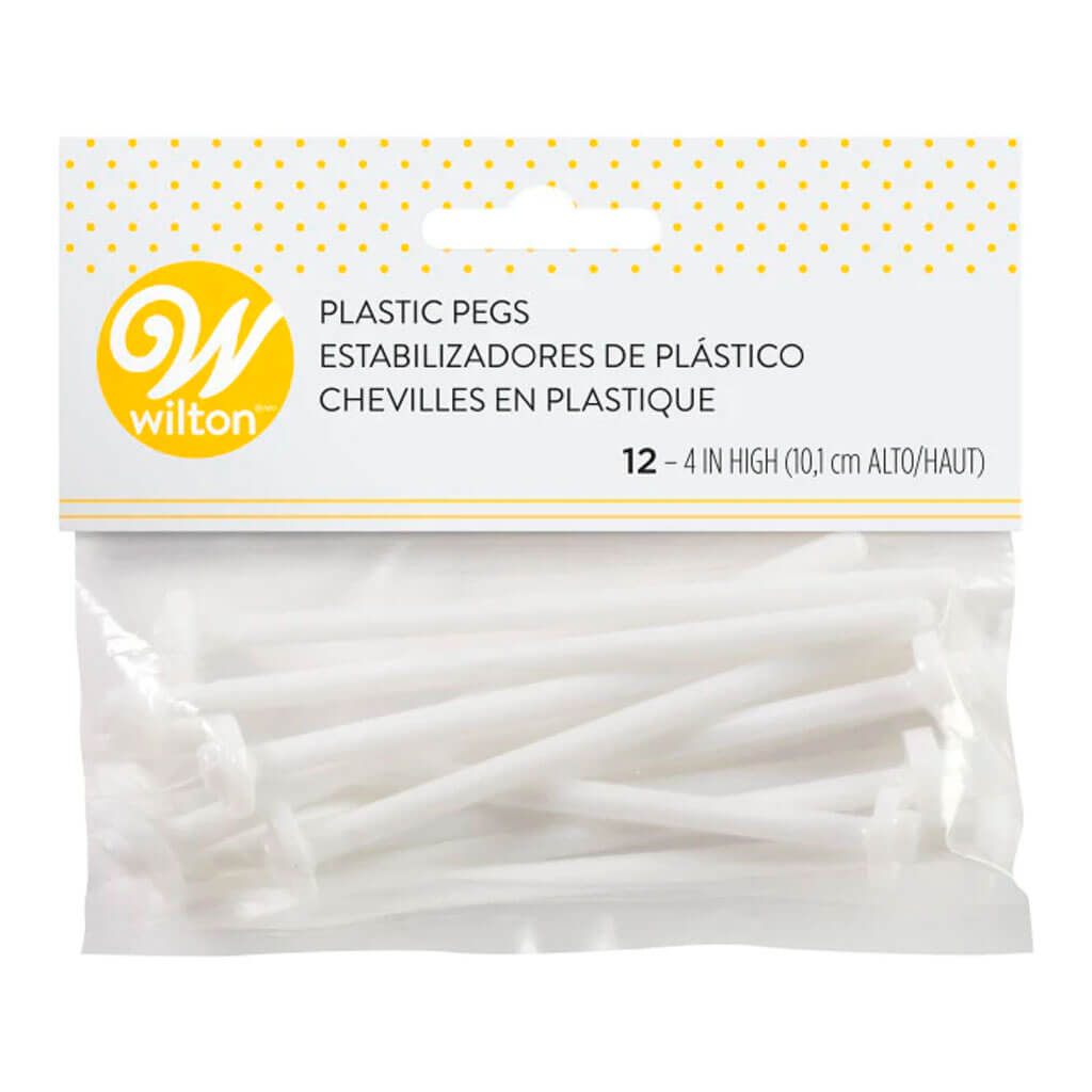 Wilton Plastic Pegs for Separator Plates, 12ct