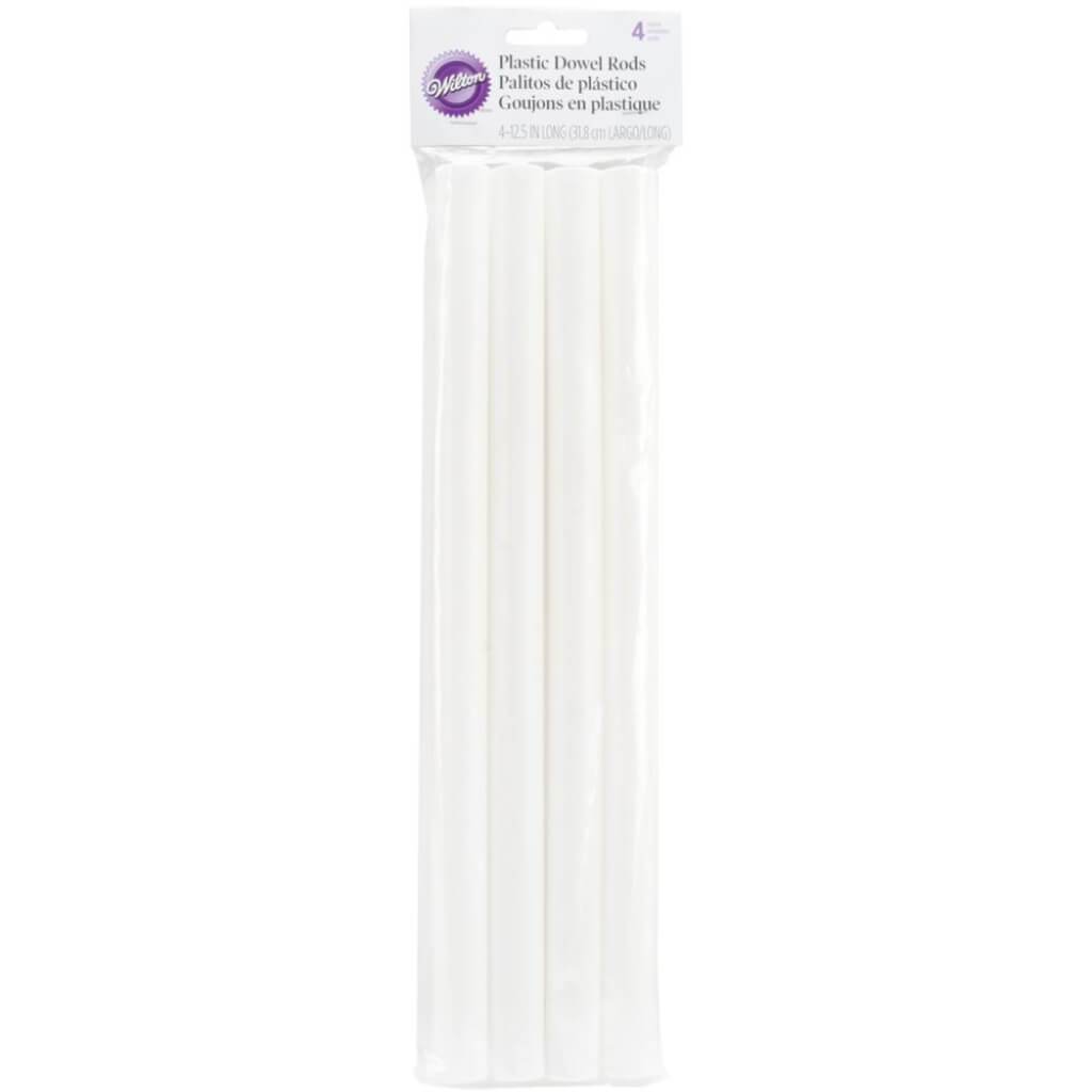 Plastic Dowel Rods 4/Pkg 12.5in