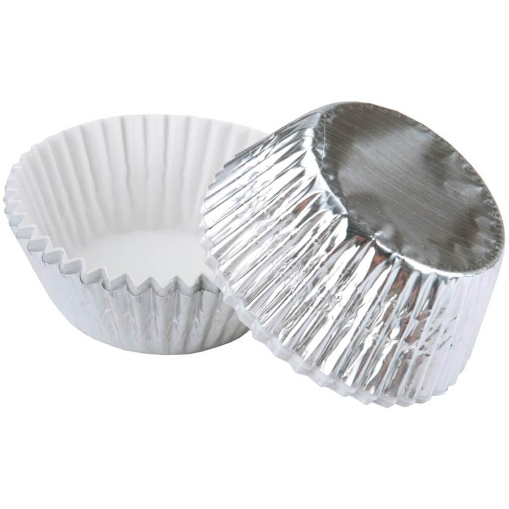 Standard Baking Cups Silver Foil 24/Pkg