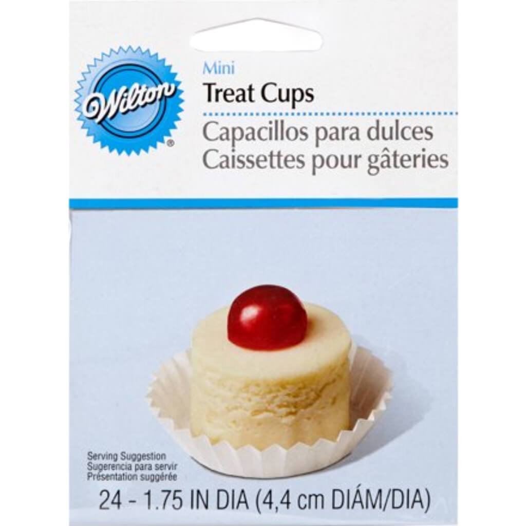 Round Treat Cups White 24/Pkg 1.75in