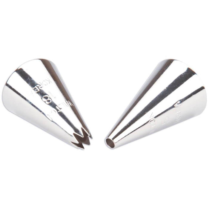Decorating Tip Set No.5 Round & No.18 Star