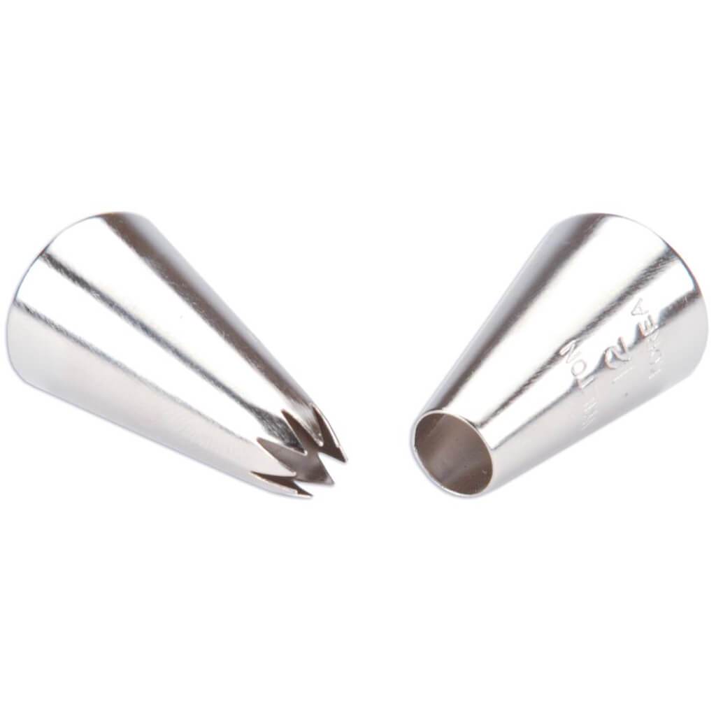 Decorating Tip Set No.12 Round &amp; No.21 Star