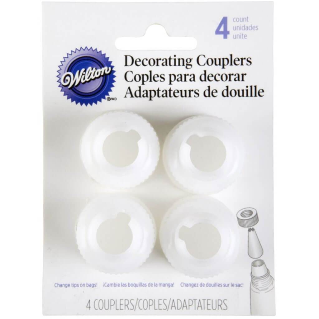 Decorating Couplers 4/Pkg
