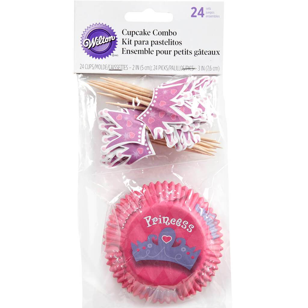 Cupcake Combo Pack Princess 24/Pkg